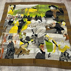 Vintage Lahmy 100% polyester Paris Woman Men Design C42